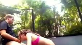 Online film Teens fuck on trampoline
