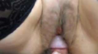 Online film fucking and spreading hairy cunt for cum