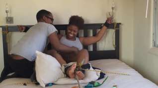 Online film tickling ebony