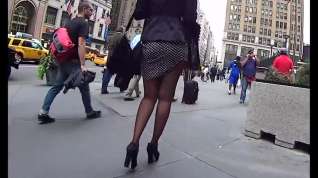 Online film fantastic american lady in black pantyhose