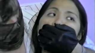 Online film Asian Girl Cleave Gagged With Stuffing