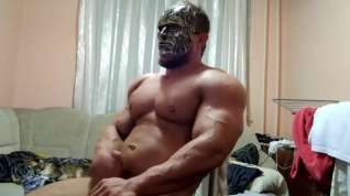 Online film Massive Bodybuilder FrankenJacker Jerks Off on Cam