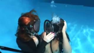 Online film Underwater fullface mask women