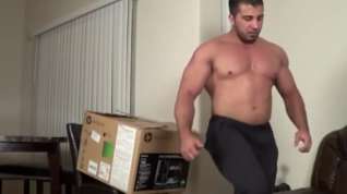 Online film Hunk shows his muscles