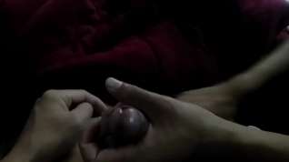 Online film Cumming out sperm and shouting fuck you.