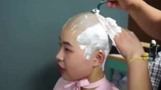 Online film Head Shaved Asian Girl