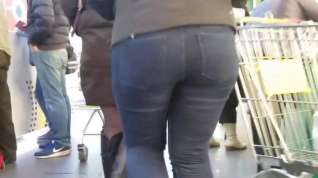 Online film Nice big round ass in jeans