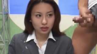 Online film Japenese News Reporter Facial