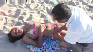 Online film Ebony Beach Massage (Boobs & TITS Massaged)