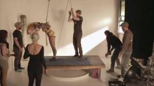 Online film Roped girl in music video