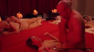 Online film Horny swingers gather in the red room for hot group sex