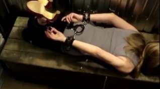 Online film 2014 hogtie with leather cuffs and handcuffs long version