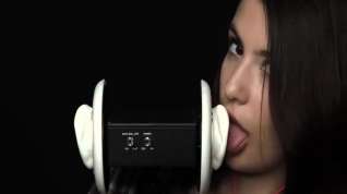 Online film Ear licking ASMR Russian beauty