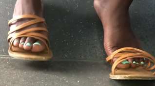 Online film Sexy juicy ebony toes