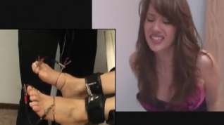 Online film RealTickling - Shock Victoria 2 - Gets Intense on Her Toes