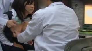 Online film Japan school breast exam gyno doctor