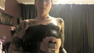 Online film Topless ASMR Body Painting (BLACK)