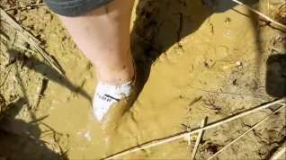 Online film Muddy White Puma Socks