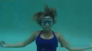 Online film Blue Speedo One piece underwater