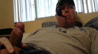 Online film Thrill Sergeant Smoking Pipe and Masturbating to Porn