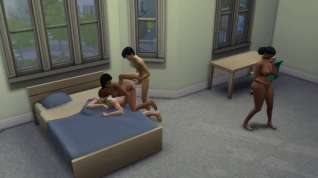 Online film Sims 4 Bisexual family