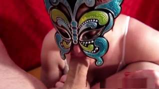 Online film POV Butterfly Mask Blowjob