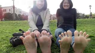 Online film 161cm 151cm Japanese university students feet