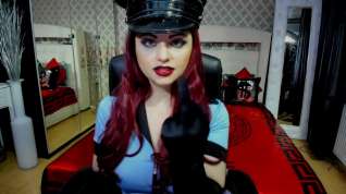 Online film officer AnaBellaGoddess will give you a Lesson for being bad boy
