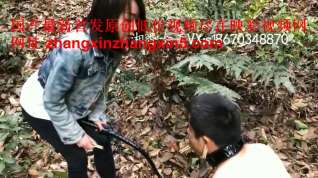 Online film chinese beautiful mistress outdoor humiliate