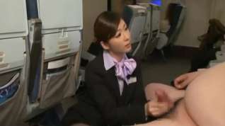 Online film Chubby Japanese dad enjoy the service from stewardess