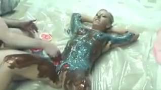 Online film Amateur Chocolate Messy Video