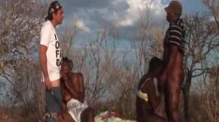 Online film African Slaves Abused By Horny Masters Outdoors