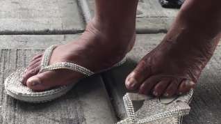 Online film Big soft ebony soles ( I asked her for a footjob but she refused)