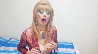 Online film sissy sexy girl niclo hot makeup.