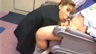 Online film Stewardess Sucking Cock During A Flight