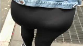 Online film A day out with the wife in see through leggings ( part 5)