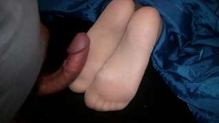 Online film Cumshot pantyhose soles 2 - another multiple cum huge load