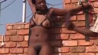 Online film African Slut Gets Tied Up And Has Her Pussy Toyed With