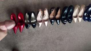 Online film Spunking Over 7 Pairs Of Sexy High Heels!