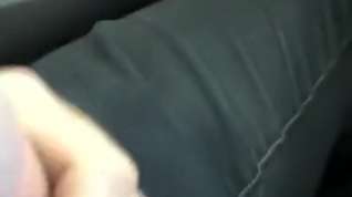 Online film Jerking off and controlled cum in car wash