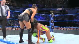 Online film WWE Sonya Deville Black Latex Ass Smackdown MITB 05-22-2018