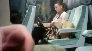 Online film I love Girls watching me Flash Cock on public Train ride