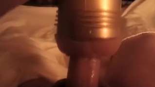 Online film boy jerking off a huge dick and pouring himself with sperm