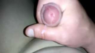 Online film boy jerking off a dick and pouring himself with sperm