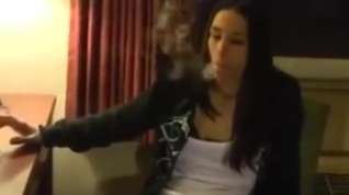 Online film Elizabeth Douglas a video for my mom showing my smoking skil