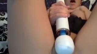 Online film Webcam d'une blonde qui se tripote avec son vibro