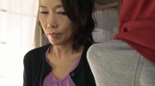 Online film Japanese mom making son practice sex