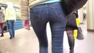 Online film Nice girl's ass in tight jeans