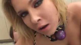 Online film Hot blonde fucked in every hole and swallowing a few loads