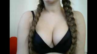 Online film Fantastic Long Haired Hairplay, Striptease and Brushing